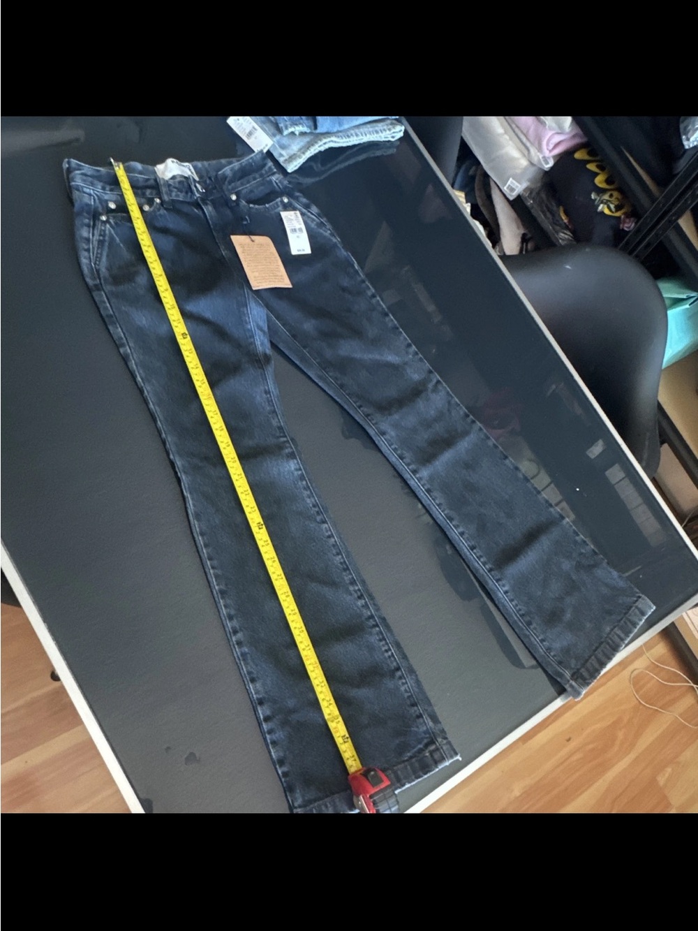 PacSun Men's Black Bootcut Jeans
